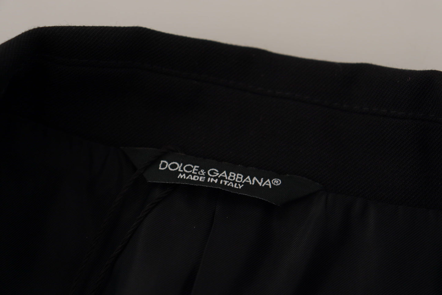 Dolce & Gabbana Manteau Blazer Croisé Noir
