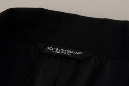 Dolce & Gabbana Manteau Blazer Croisé Noir