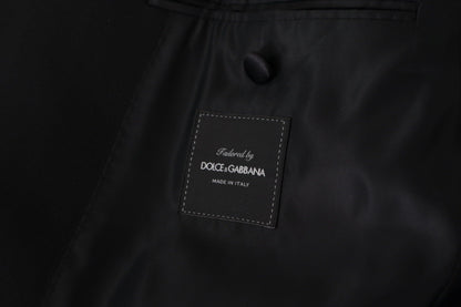 Dolce & Gabbana Manteau Blazer Croisé Noir
