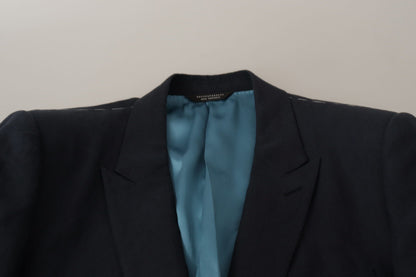 Veste Blazer Manteau Dolce & Gabbana Bleu Foncé ALTA SARTORIA