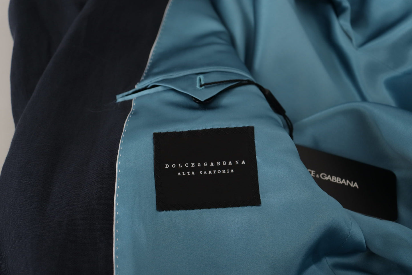 Veste Blazer Manteau Dolce & Gabbana Bleu Foncé ALTA SARTORIA