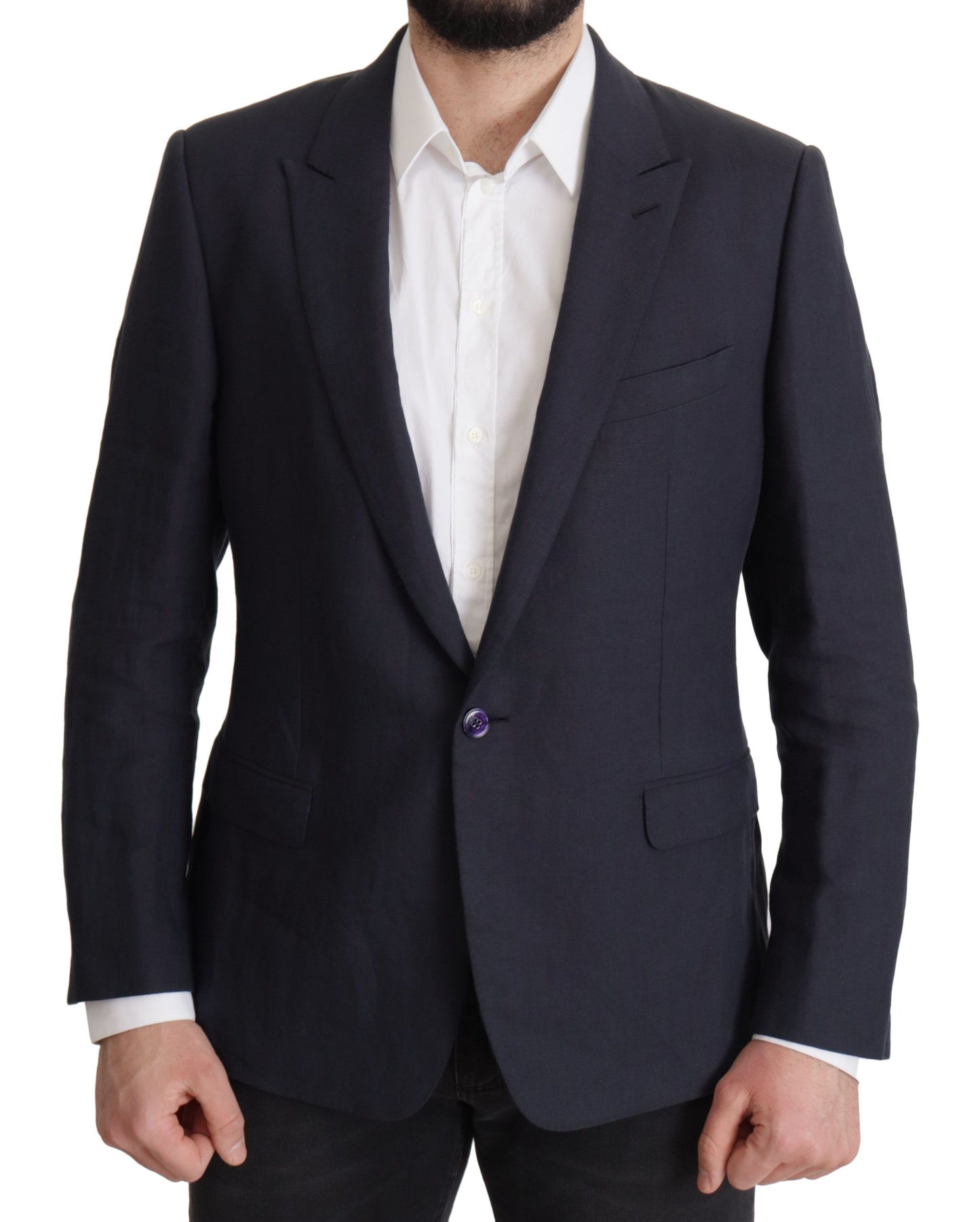 Veste Blazer Manteau Dolce & Gabbana Bleu Foncé ALTA SARTORIA