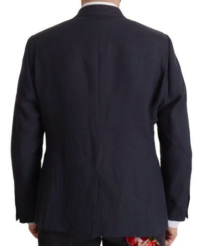 Veste Blazer Manteau Dolce & Gabbana Bleu Foncé ALTA SARTORIA