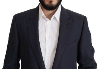 Veste Blazer Manteau Dolce & Gabbana Bleu Foncé ALTA SARTORIA