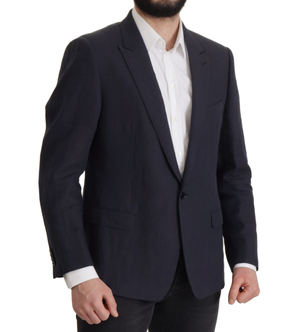 Veste Blazer Manteau Dolce & Gabbana Bleu Foncé ALTA SARTORIA