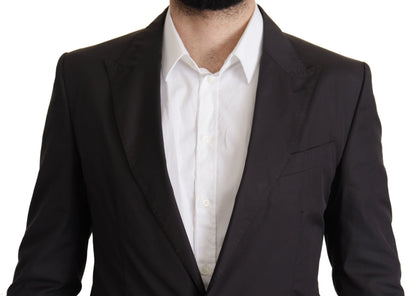 Blazer droit noir Dolce & Gabbana TAORMINA