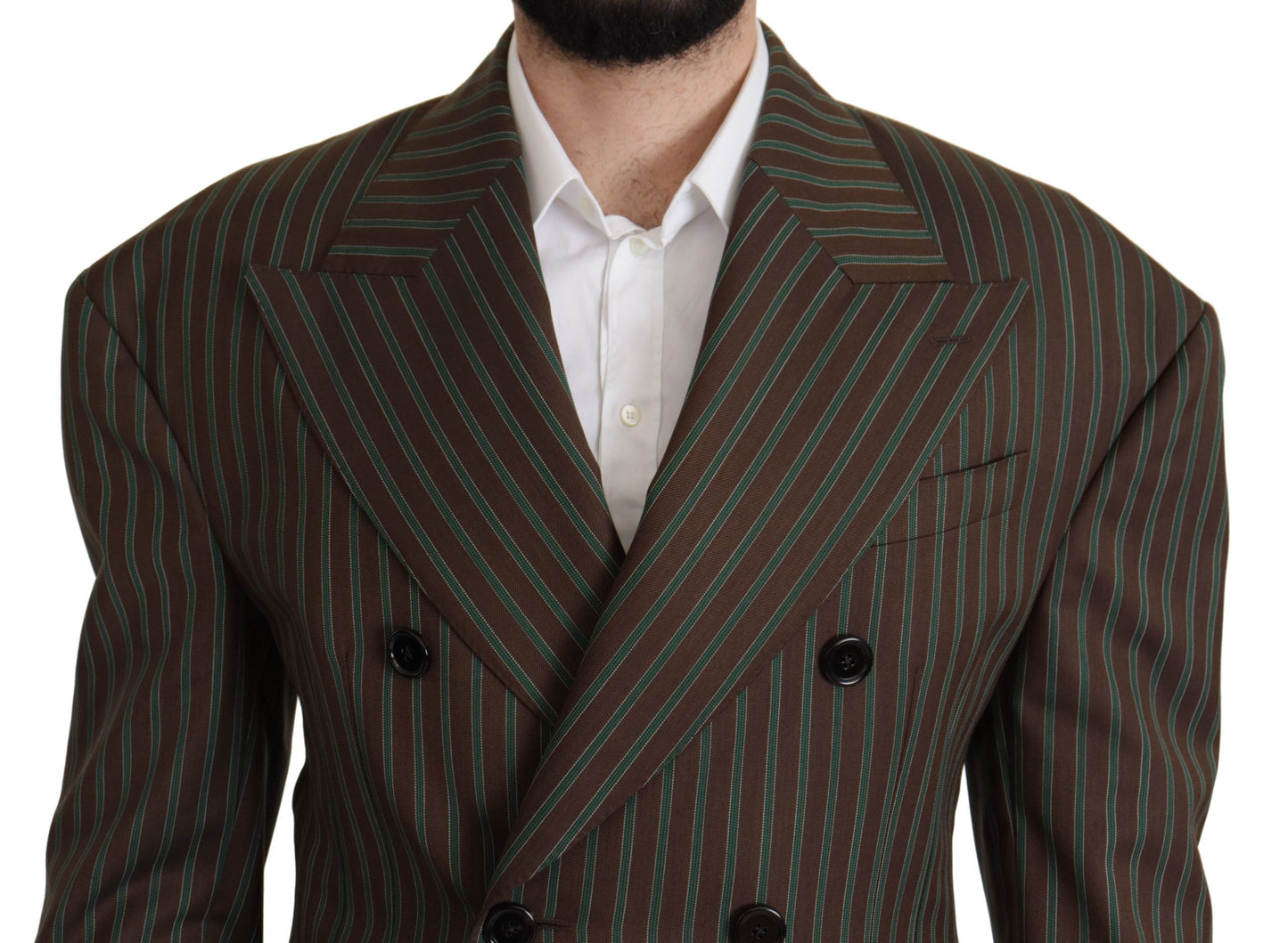 Blazer croisé rayures multicolores Dolce & Gabbana