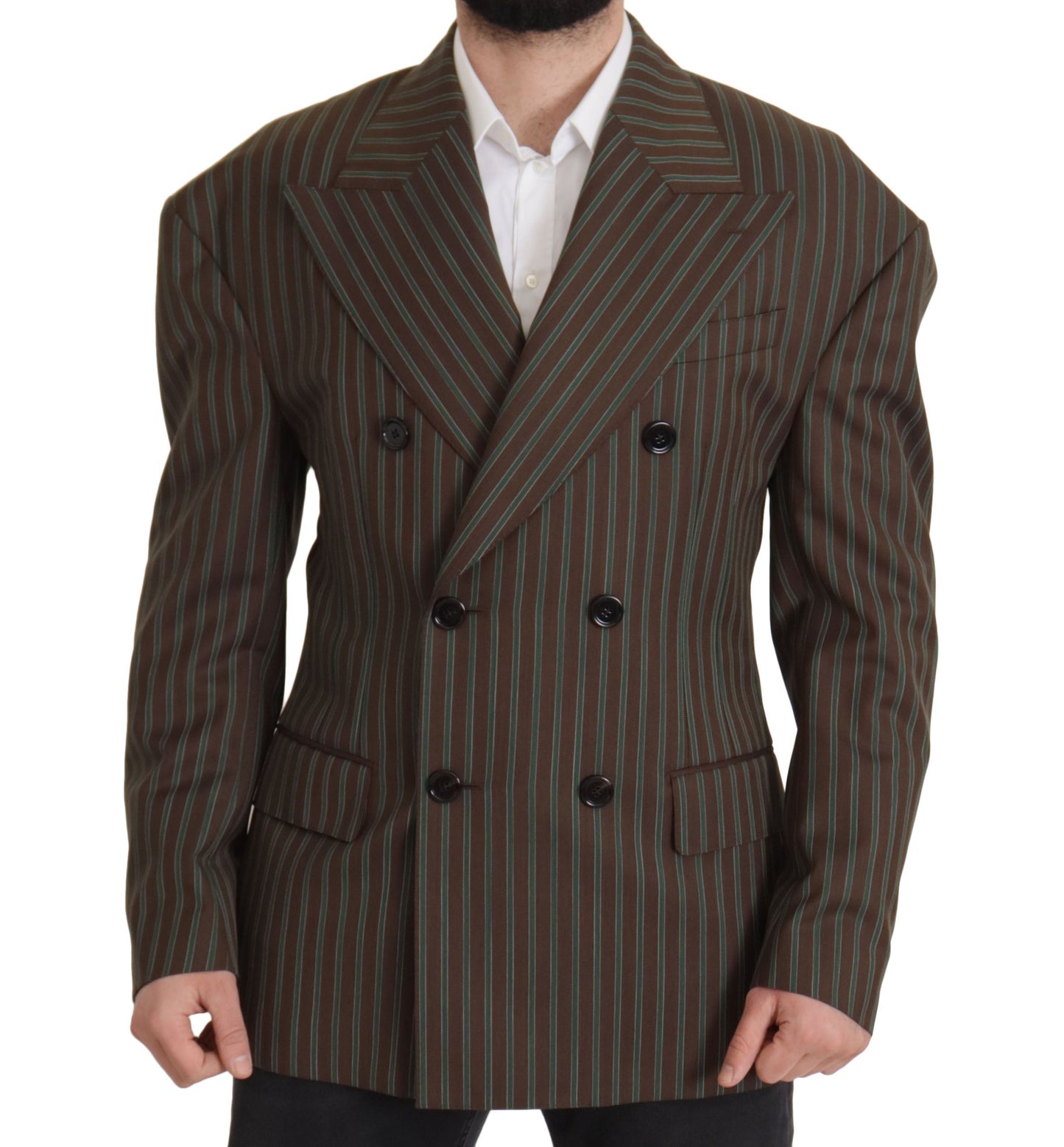 Blazer croisé rayures multicolores Dolce & Gabbana