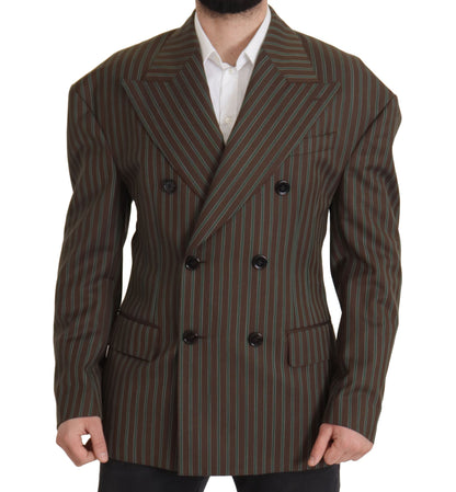 Blazer croisé rayures multicolores Dolce & Gabbana