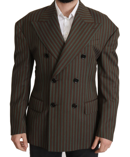 Blazer croisé rayures multicolores Dolce & Gabbana