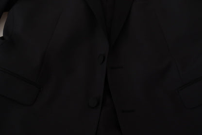 Blazer Dolce & Gabbana bleu foncé MARTINI à simple boutonnage