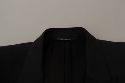 Blazer Dolce & Gabbana bleu foncé MARTINI à simple boutonnage