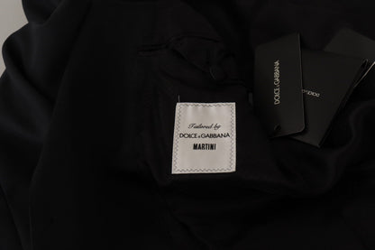 Blazer Dolce & Gabbana bleu foncé MARTINI à simple boutonnage