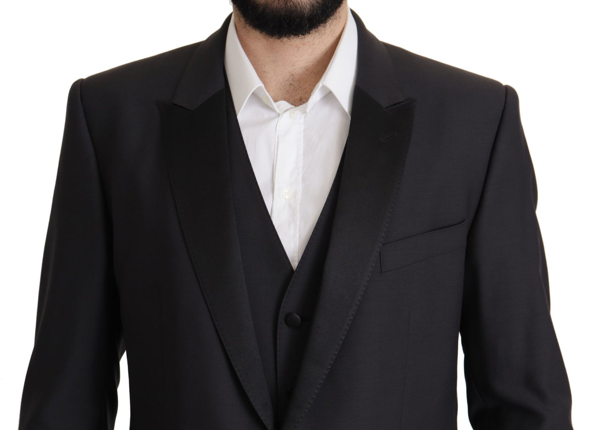 Blazer Dolce & Gabbana bleu foncé MARTINI à simple boutonnage