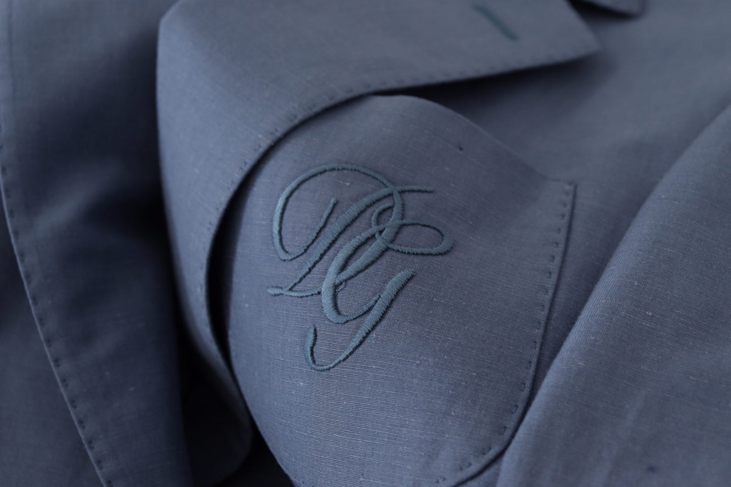 Veste Blazer Bleu Droite à Logo Dolce & Gabbana