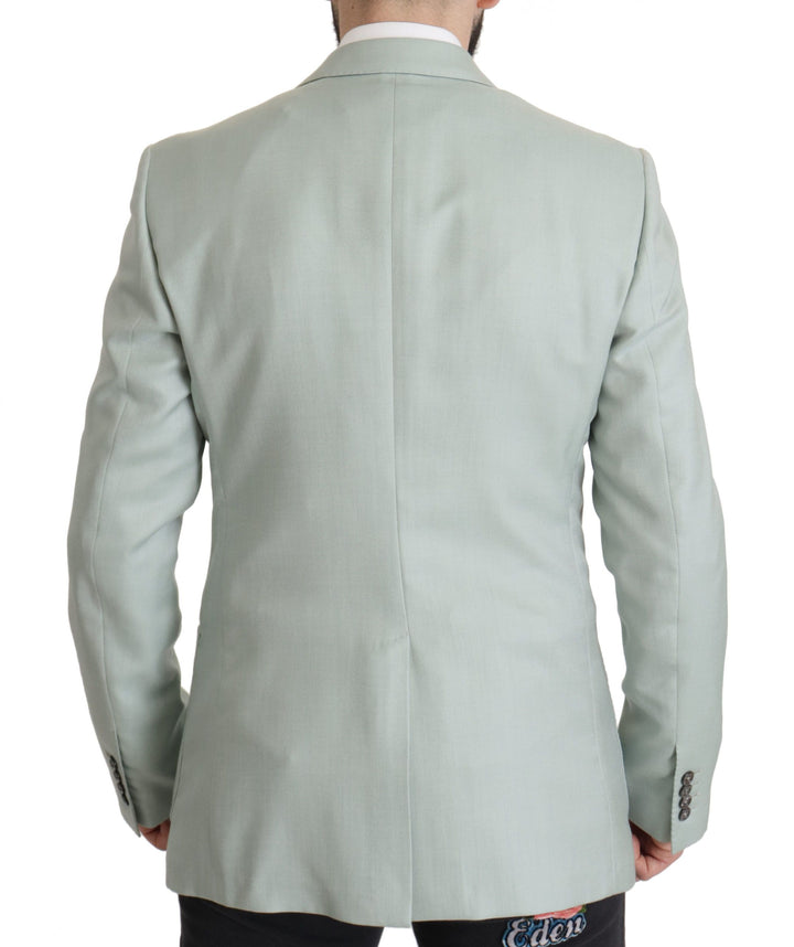 Chaqueta americana de cachemir verde Dolce & Gabbana