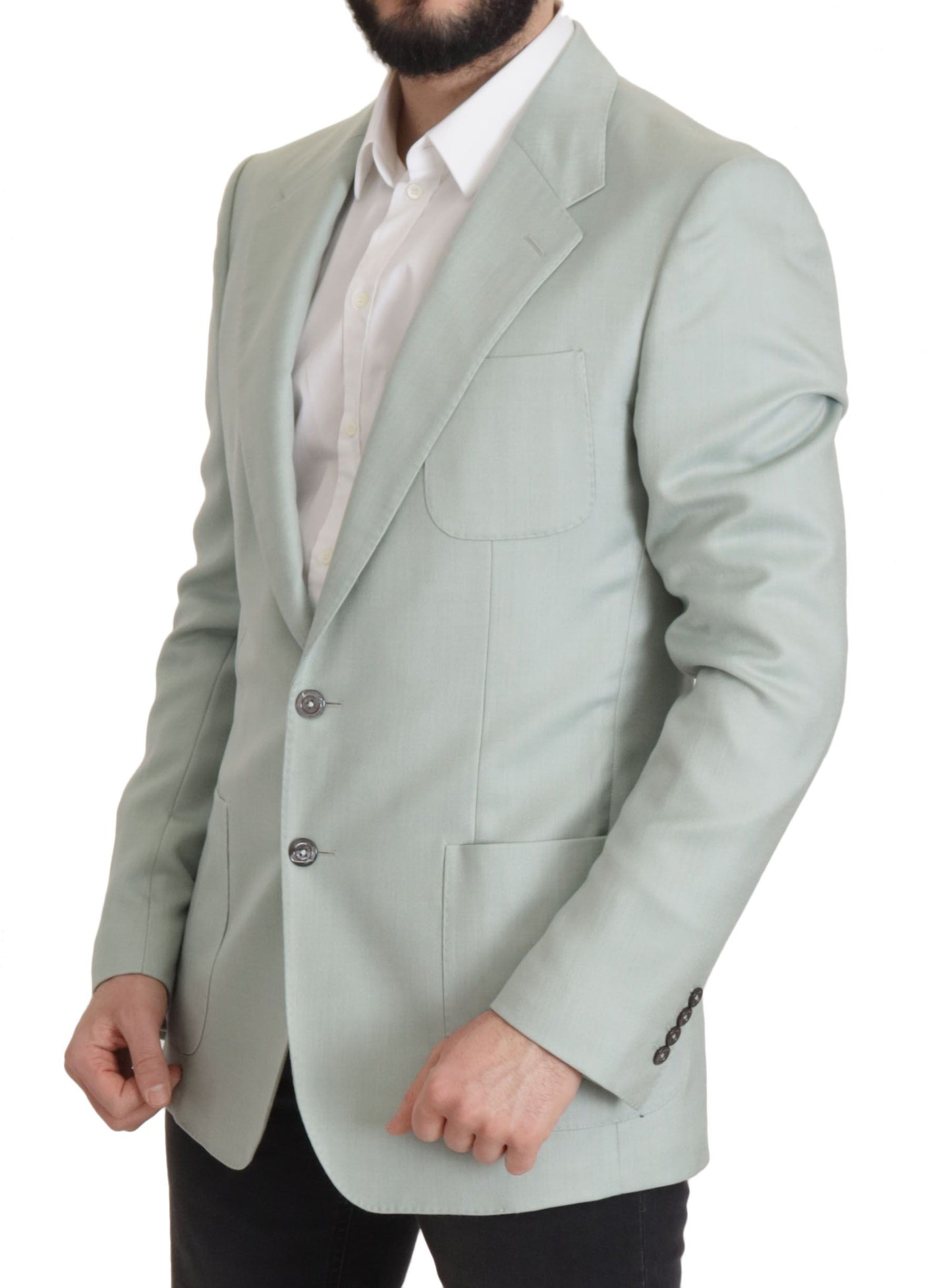 Veste Blazer Dolce & Gabbana en Cachemire Vert