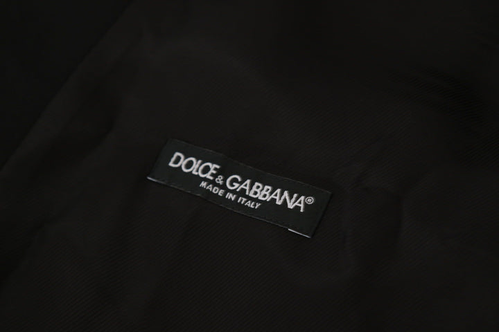 Dolce & Gabbana Chaleco Chaqueta Negro 2 Piezas Saco MARTINI