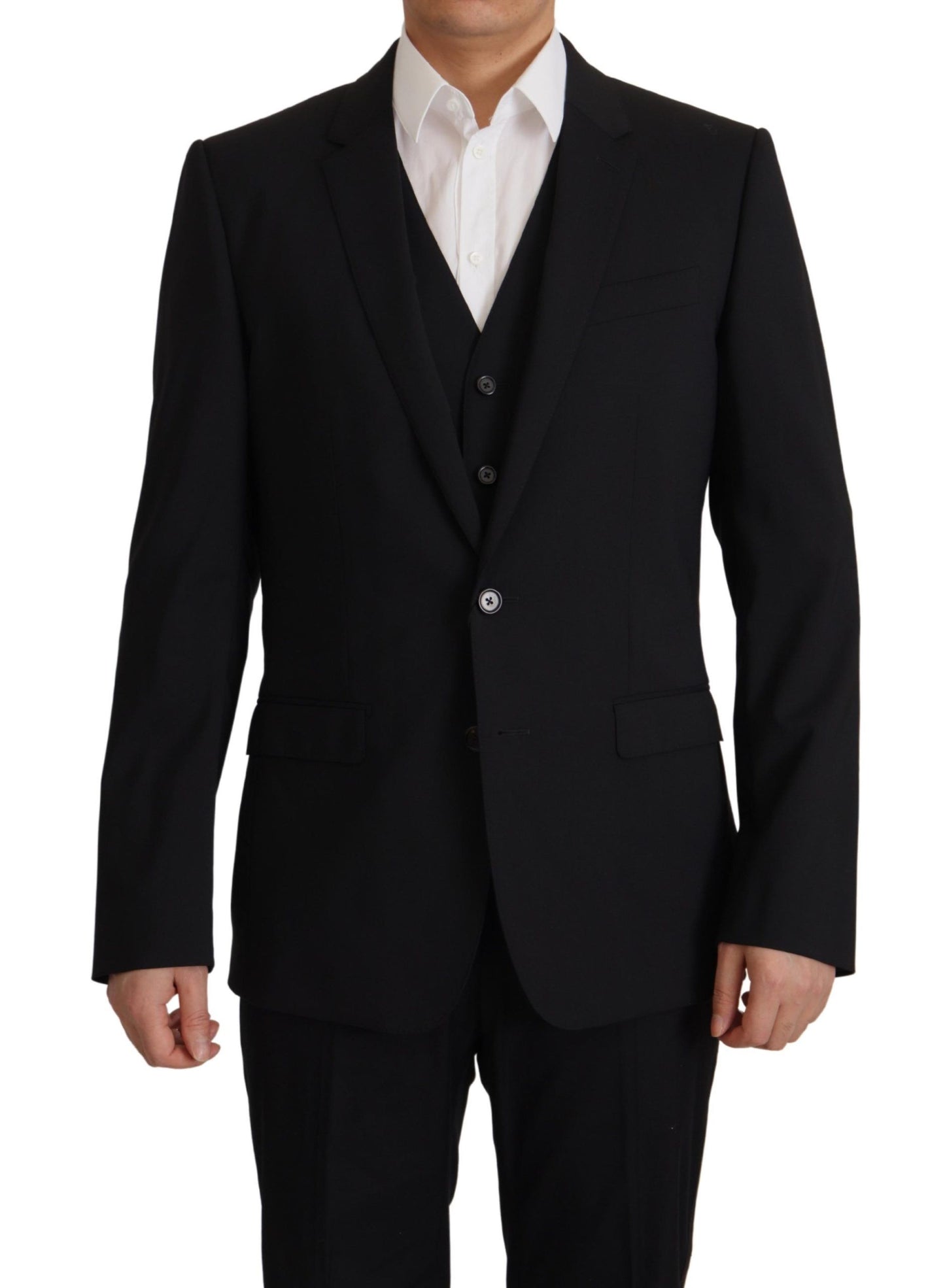 Blazer Dolce & Gabbana Martini 2 pièces noir (veste et gilet)