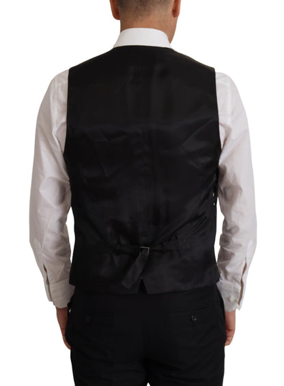 Blazer Dolce & Gabbana Martini 2 pièces noir (veste et gilet)