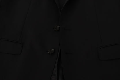 Veste Dolce & Gabbana noire à simple boutonnage, blazer MARTINI