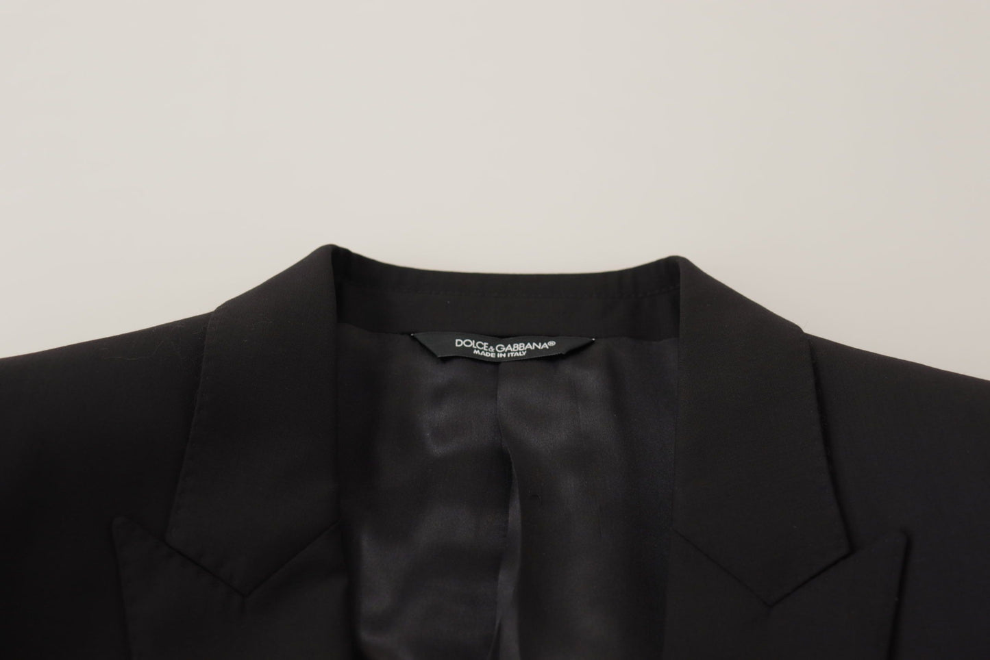 Veste Dolce & Gabbana noire à simple boutonnage, blazer MARTINI