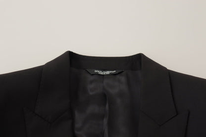 Veste Dolce & Gabbana noire à simple boutonnage, blazer MARTINI