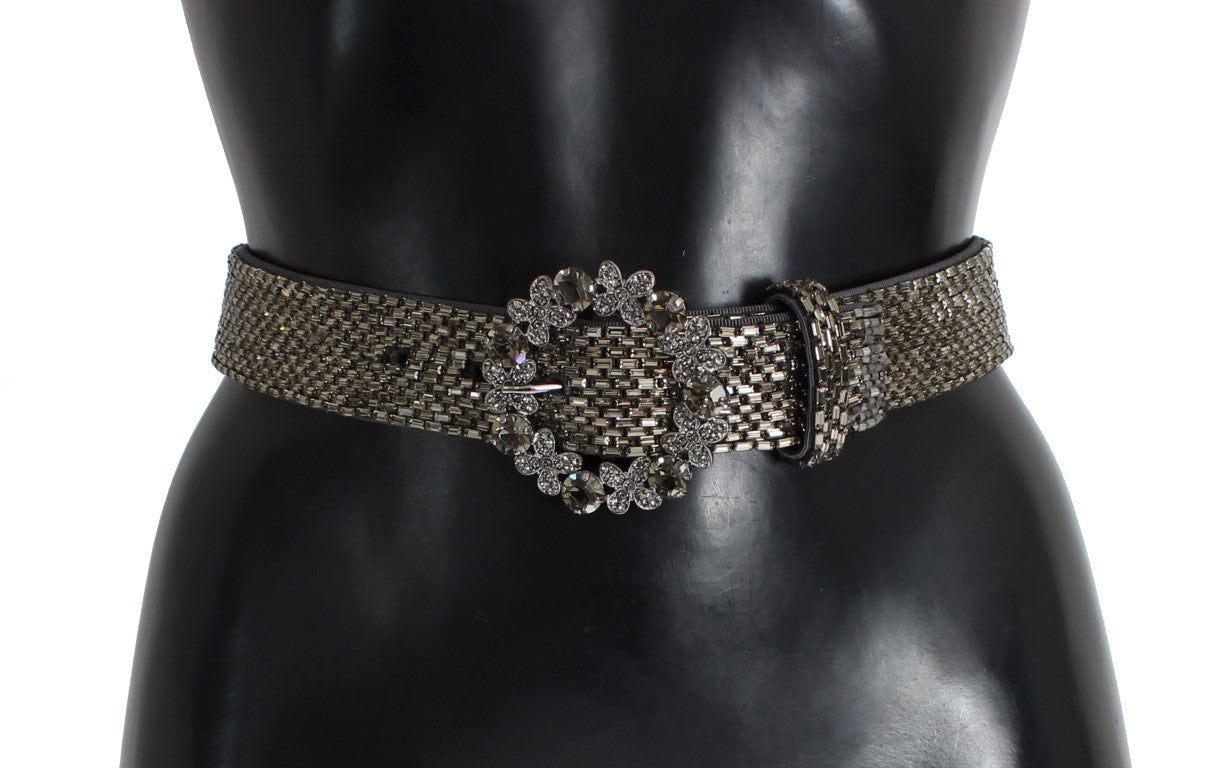 Ceinture à la taille à sequins et boucle en cristal Dolce & Gabbana