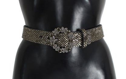 Ceinture à la taille à sequins et boucle en cristal Dolce & Gabbana