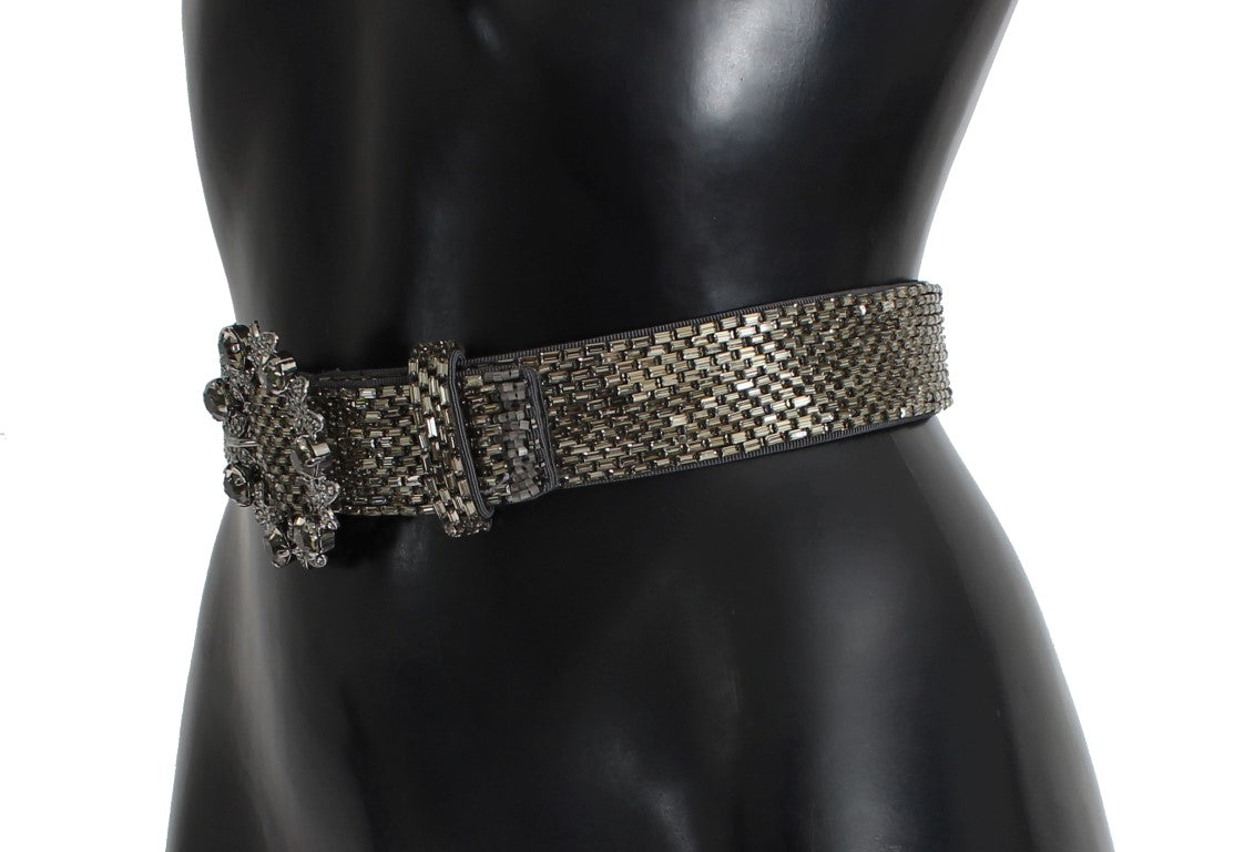 Ceinture à la taille à sequins et boucle en cristal Dolce & Gabbana