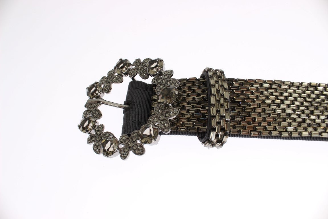 Ceinture à la taille à sequins et boucle en cristal Dolce & Gabbana
