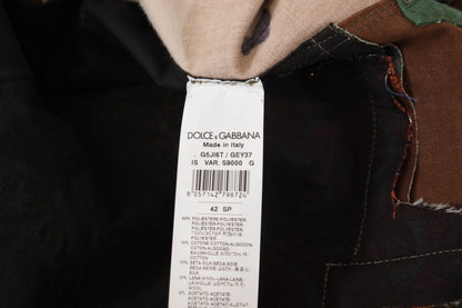 Chemise Patchwork Multicolore Boutonnée Dolce & Gabbana