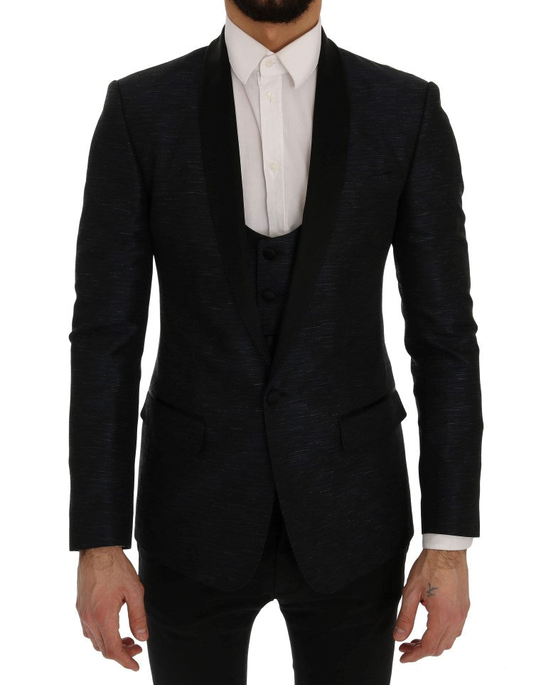 Blazer Dolce & Gabbana Blue MARTINI ajusté deux pièces
