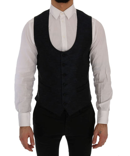 Blazer Dolce & Gabbana Blue MARTINI ajusté deux pièces