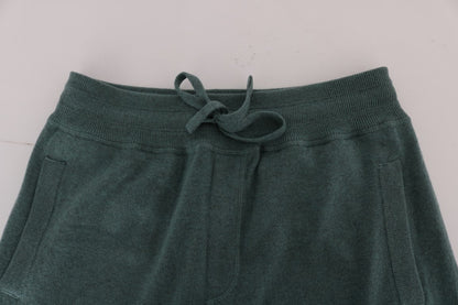 Pantalon de survêtement Dolce & Gabbana en cachemire vert