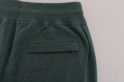 Pantalon de survêtement Dolce & Gabbana en cachemire vert