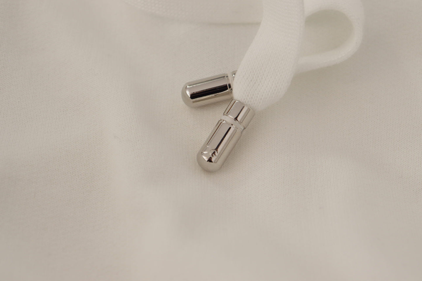 Sweat à capuche blanc brodé Dolce & Gabbana