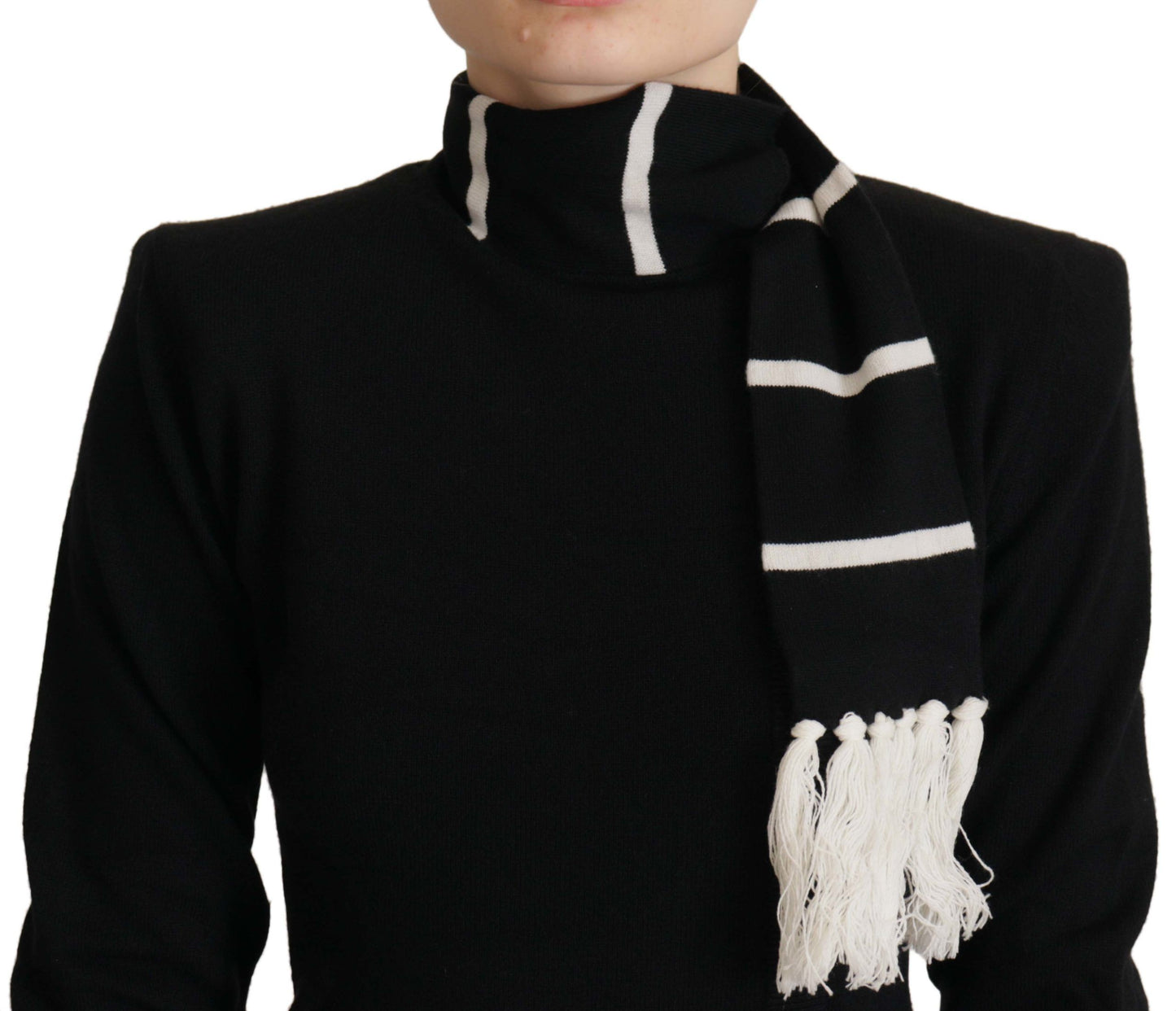 Pull-over à col roulé Dolce & Gabbana en cachemire noir