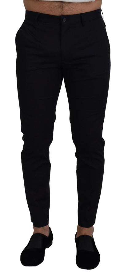 Pantalon slim Dolce & Gabbana en coton stretch bleu (chino)