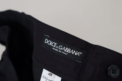 Pantalon slim Dolce & Gabbana en coton stretch bleu (chino)