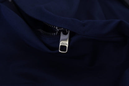 Shorts décontractés Dolce & Gabbana en coton stretch bleu chino
