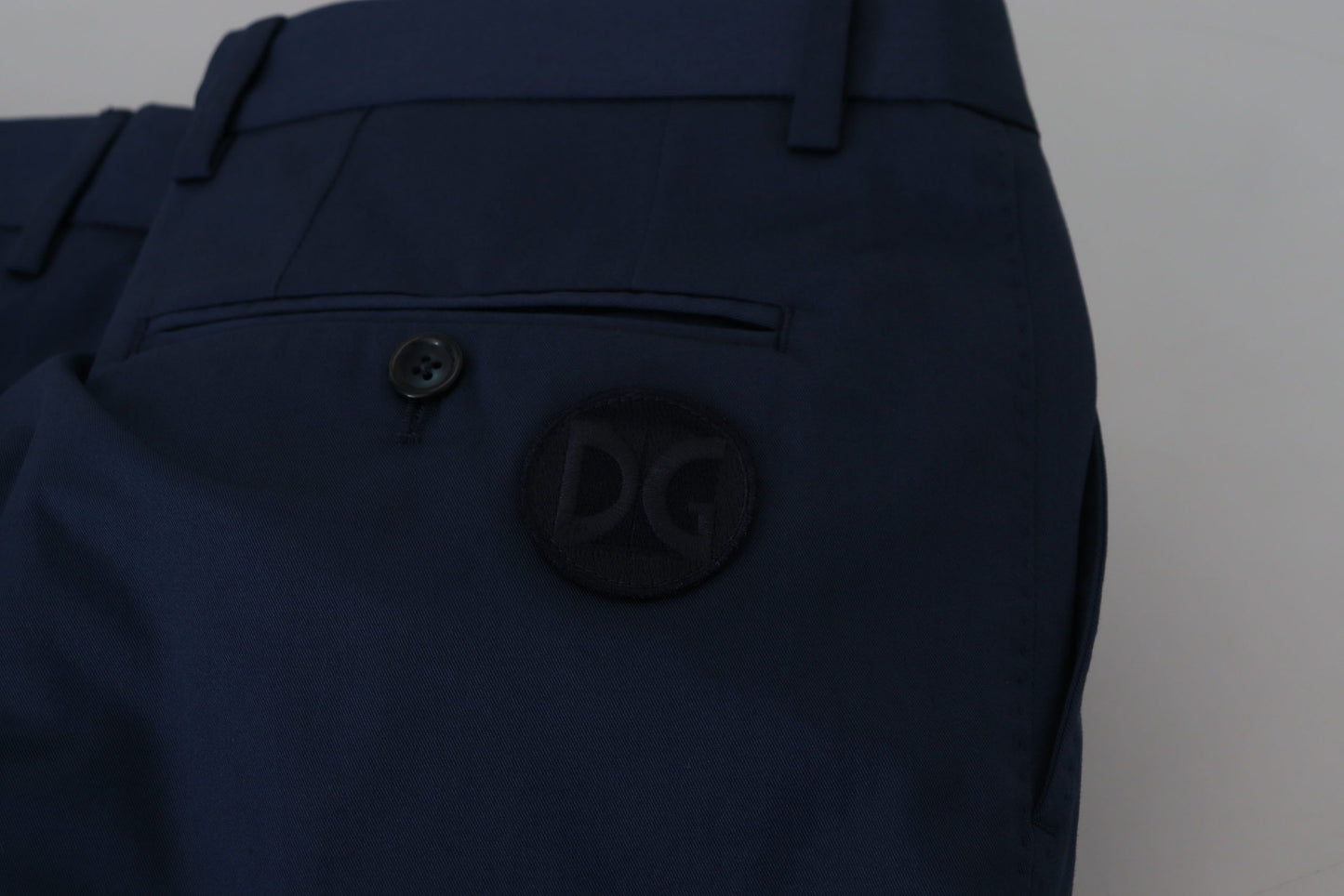 Shorts décontractés Dolce & Gabbana en coton stretch bleu chino