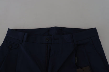 Shorts décontractés Dolce & Gabbana en coton stretch bleu chino