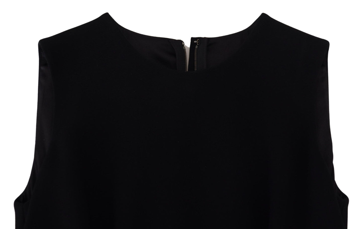 Robe fourreau Dolce & Gabbana noire évasée en viscose