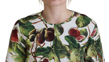 Haut en coton à col rond Dolce & Gabbana T-shirt fruits