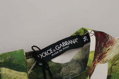 Haut en coton à col rond Dolce & Gabbana T-shirt fruits