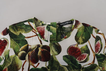 Haut en coton à col rond Dolce & Gabbana T-shirt fruits