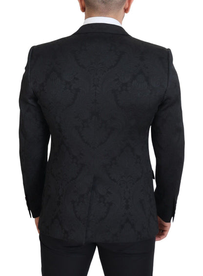 Tailleur MARTINI 2 pièces Dolce & Gabbana en brocart floral noir