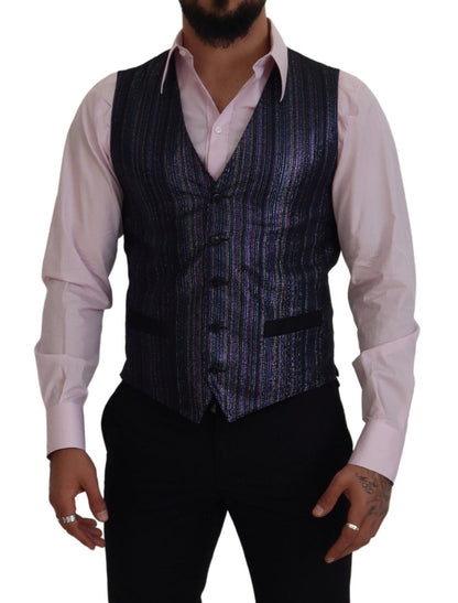 Gilet Robe Gilet de Costume Formel en Polyester Multicolore Dolce & Gabbana