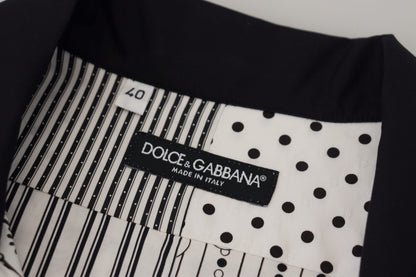 Chemise boutonnée Dolce & Gabbana blanche à motifs noirs